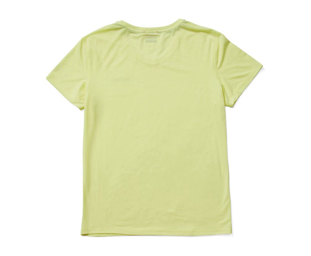 Merrell Short Sleeve Yellow - Tencel™ Tee - Womens 29NGASDOI